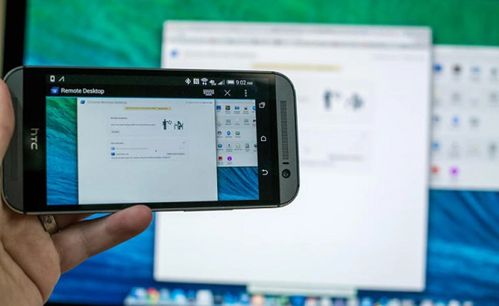 Chỉ bằng vài bước đơn giản, bạn sẽ điều khiển được máy tính bàn trên màn hình smartphone