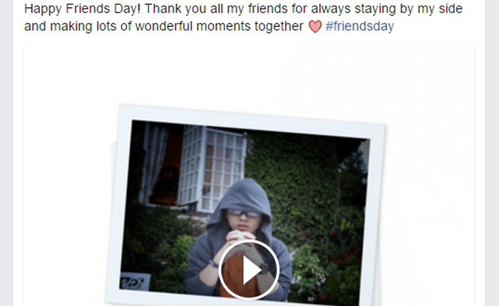 Lên ngay Facebook để xem video "anh em cây khế" trong năm qua gồm những ai?