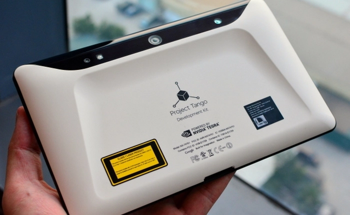Độc quyền tablet Tango: 3 camera, dựng hình 3D, chip Nvidia, giá trên 20 triệu đồng