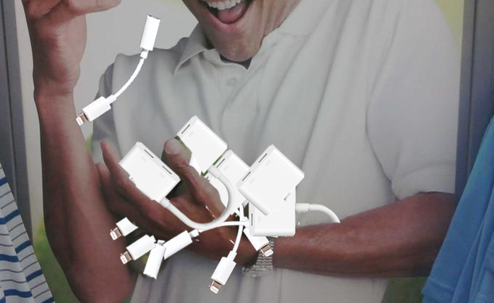 Vấn đề dây nhợ của Apple đã rối tung cả lên rồi