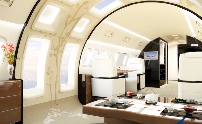 Máy bay đầu tiên trên thế giới lắp cửa sổ trời giúp hành khách quan sát