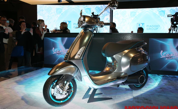 Piaggio giới thiệu scooter điện đầu tiên của mình: đẹp đúng chất Ý, giống Primavera, ra mắt cuối năm sau