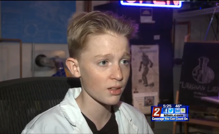 Cậu bé 13 tuổi thần tượng Nikola Tesla khẳng định đã tạo được năng lượng sạch, giá dưới 15 USD