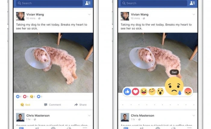 Chỉ vài ngày tới người dùng Facebook sẽ được trải nghiệm nút cảm xúc mới bên cạnh Like
