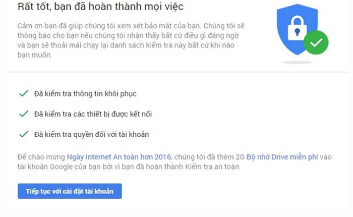 Google tặng thêm 2 GB dung lượng lưu trữ cho Google Drive