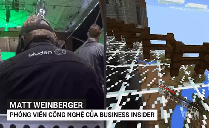 [Video] Bình thường chơi Minecraft đã tuyệt, giờ chơi bằng kính thực tế ảo còn tuyệt hơn