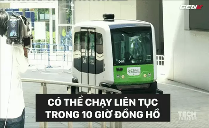 [Video] Xe bus tự lái đầu tiên tại Nhật Bản