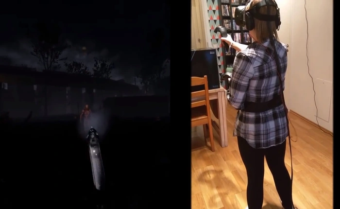 Xem clip này bạn sẽ hiểu được nỗi sợ thực sự khi đeo kính thực tế ảo chơi game kinh dị như thế nào