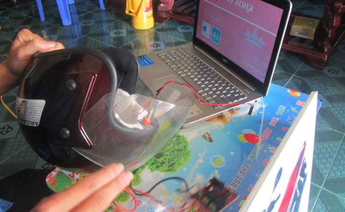 Mũ bảo hiểm “thông minh” ngăn người say lái xe