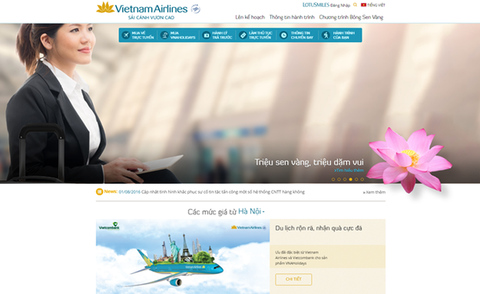 Vietnam Airlines khẳng định thông tin khách hàng an toàn