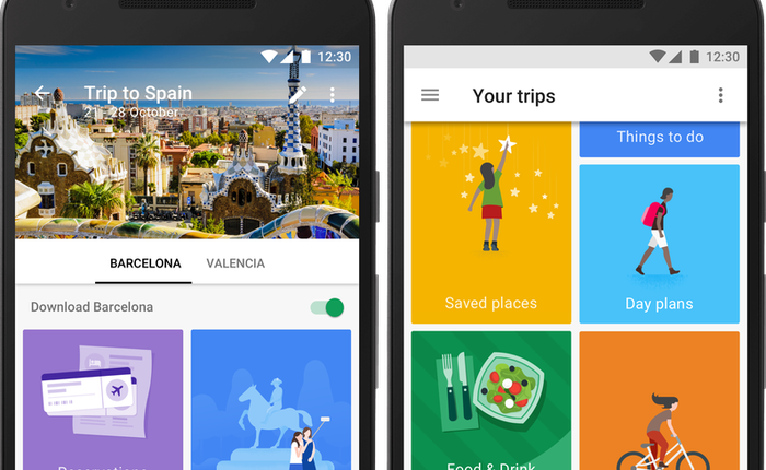 Google trình làng Trips, ứng dụng du lịch cho thế hệ internet