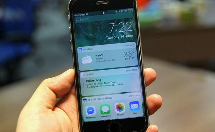 48 giờ trải nghiệm: iOS 10 có gì mới?