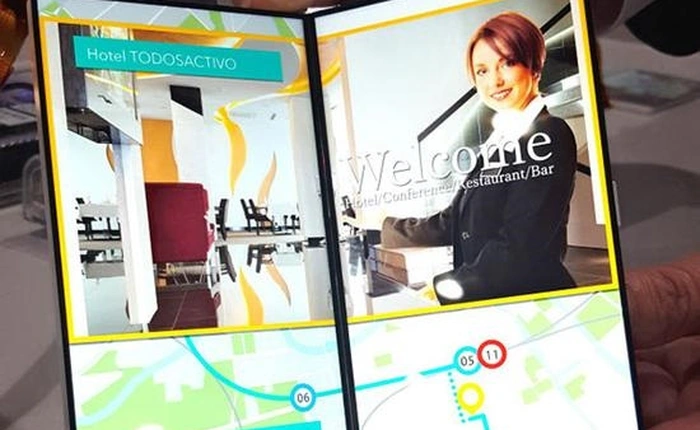 JDI trình làng màn hình với hai panel có thể gập lại, lý tưởng cho việc xử lý nhiều tác vụ