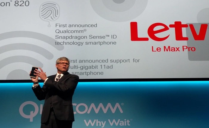 Smartphone đầu tiên trên thế giới sử dụng chip Snapdragon 820 trình làng