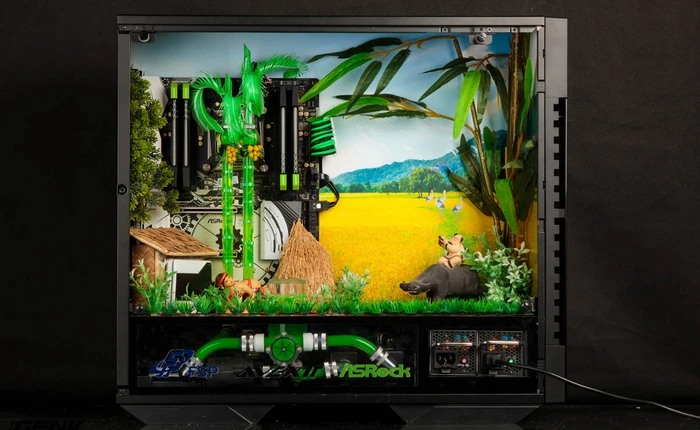 Nổi bật với bộ máy tính có "cây cau, giếng nước, lũy tre làng", sẽ xuất hiện tại Intel Extreme Expo ở Hà nội