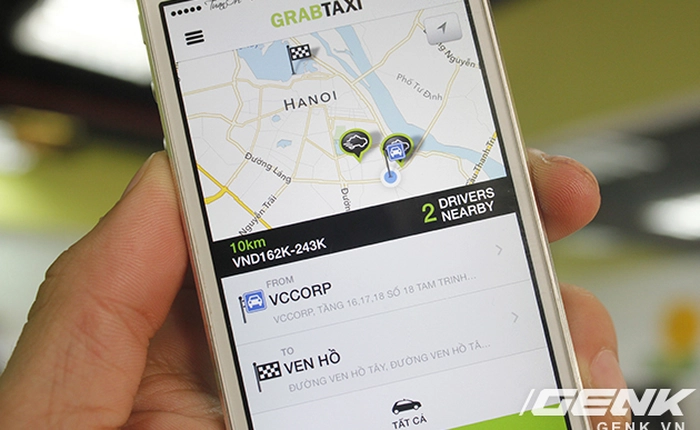 Grab theo chân Uber, tăng giá cước khi nhu cầu di chuyển cao dịp Tết