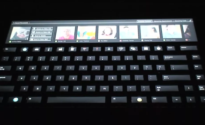 Microsoft đã từng nghiên cứu một thứ tương tự Touch Bar trên Macbook từ hơn 16 năm trước