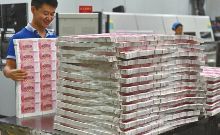 Hoạt động trong nhà máy in tiền Trung Quốc