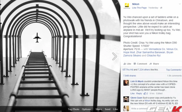 Nikon trao giải cho tấm ảnh ghép, cư dân mạng "ném đá" tơi bời