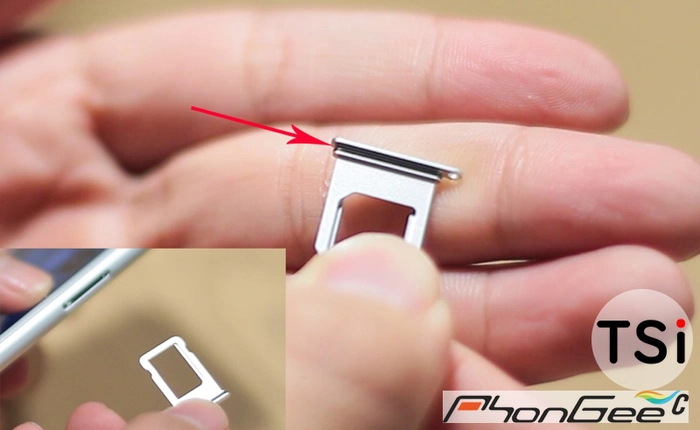 Lại tiếp tục lộ ảnh khay SIM trên iPhone 7 chứng minh máy có khả năng chống nước