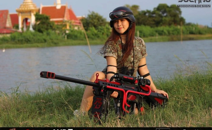 Choáng váng trước bộ máy tính được mod thành hình khẩu súng ngắm cực đẹp