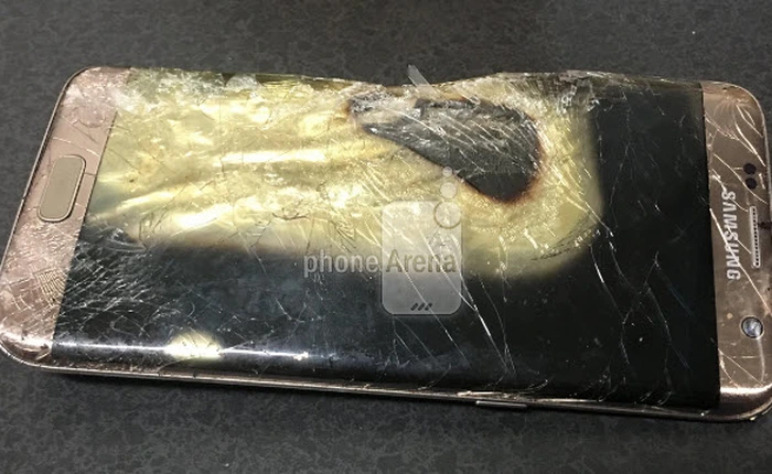 S7 Edge được phát để thay thế Note7 cũng bị nổ
