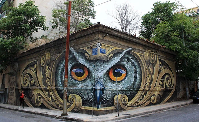 Những "góc phố rêu xanh" bỗng chốc trở nên lung linh dưới bàn tay tài hoa của các họa sĩ vẽ tranh 3D