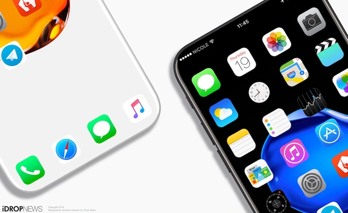 iPhone 8 với thiết kế không cạnh, 100% màn hình sẽ trông giống như thế này