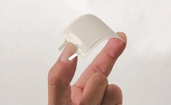 Panasonic phát triển thành công pin lithium-ion siêu mỏng, có thể uốn cong