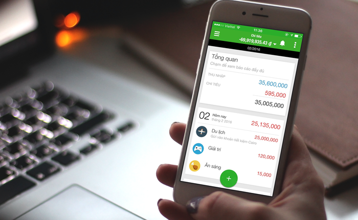 Ứng dụng hàng đầu thế giới của người Việt vừa bổ sung tính năng giúp bạn quản lý giao dịch ngân hàng rất dễ dàng