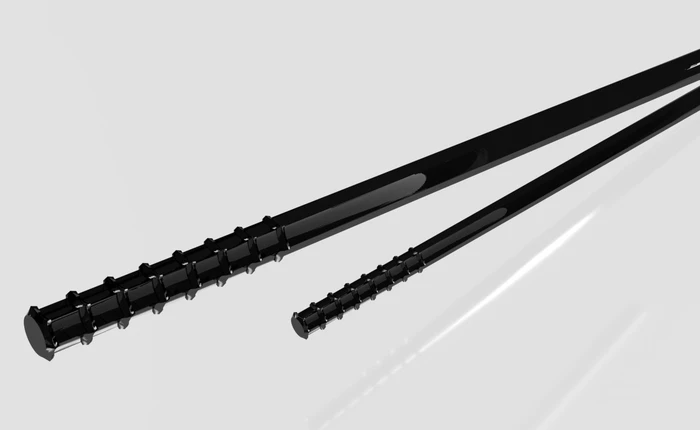 Sau hàng nghìn năm, người ta đã cải tiến thành công đôi đũa giúp bạn gắp thức ăn siêu chặt