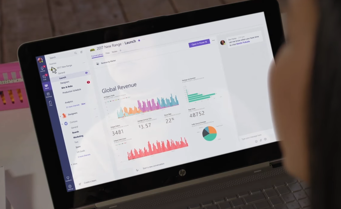 Microsoft tung ra ứng dụng Teams nhằm lật đổ ngôi vị của Slack