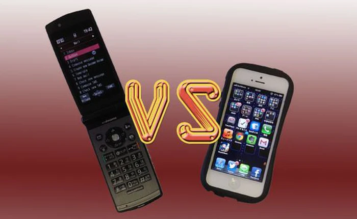 iPhone lần đầu đánh bật điện thoại nắp gập tại Nhật Bản