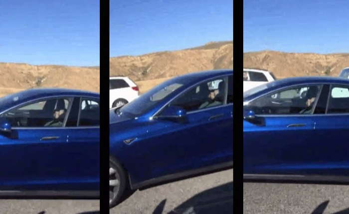 Quá tin tưởng hệ thống tự lái của xe Tesla, tài xế lăn ra ngủ