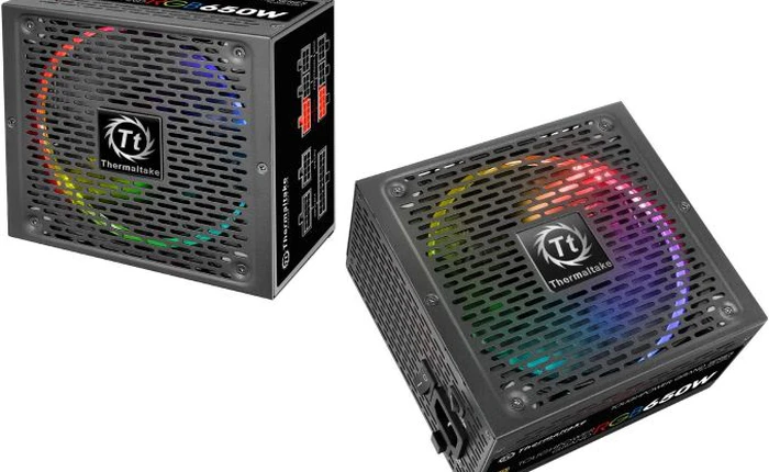 Thermaltake ra mắt nguồn máy tính gắn LED RGB, đạt chuẩn 80 Plus Gold