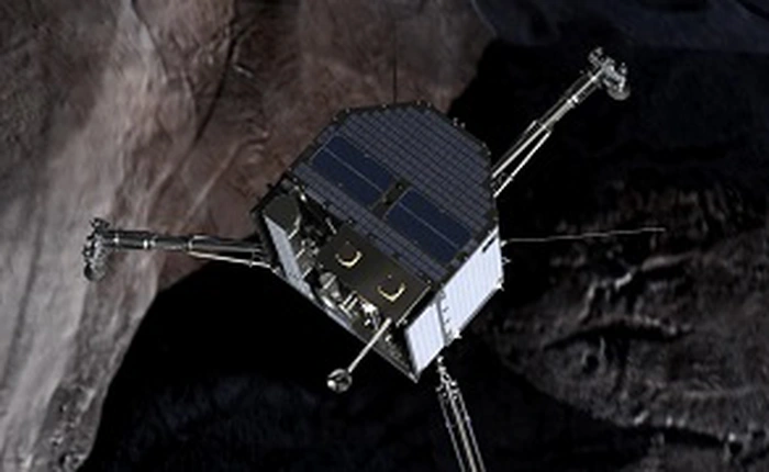 Phát hiện tàu thăm dò Philae mất liên lạc từ 2 năm trước, ngã đầu cắm xuống đất chổng chân lên trời