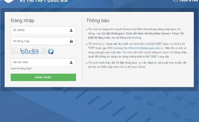 Bộ Giáo dục cảnh báo website giả mạo đánh cắp dữ liệu của thí sinh
