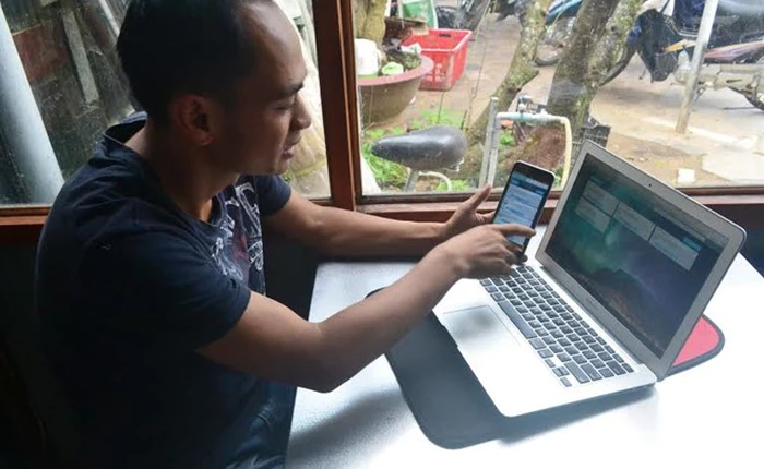 Sản xuất rau sạch bằng điện thoại ở Đà Lạt