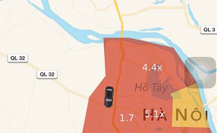 Làm sao để đối phó với việc nhân giá cước khi gọi xe Uber?