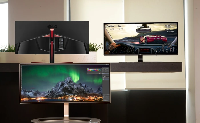 LG giới thiệu bộ 3 màn hình cong 21:9 Ultrawide: Kích thước lớn nhất, tần số quét cao nhất, tích hợp Google Cast
