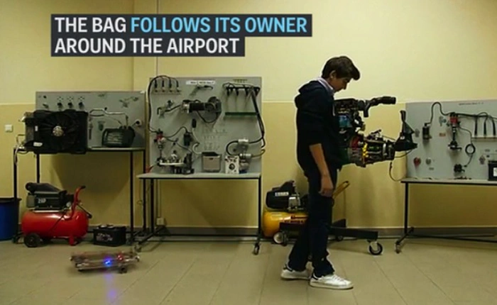 Với phát minh này, bạn sẽ không cần phải tay xách nách mang mỗi khi đi du lịch nữa