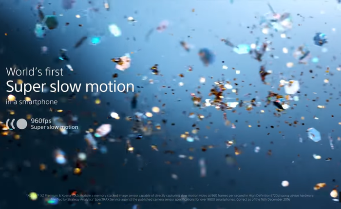 [MWC 2017] Xem video biểu diễn quay 960 FPS trên Xperia XZ Premium và XZs