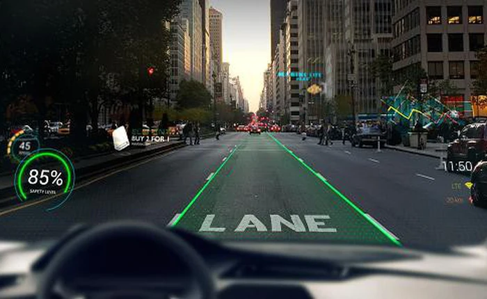 Công ty con của Alibaba giành 15,000 USD nhờ thiết bị AR độc đáo biến kính chắn gió ô tô trở nên sống động như màn hình chơi game