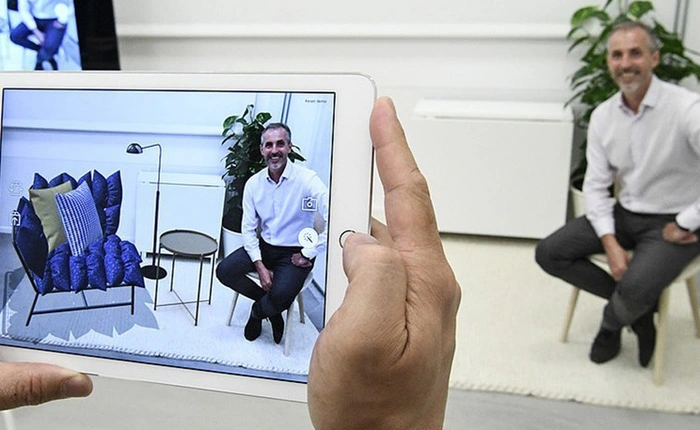 Không cần ra showroom, người dùng iPhone sẽ có thể thử và đặt mua đồ nội thất IKEA ngay tại nhà