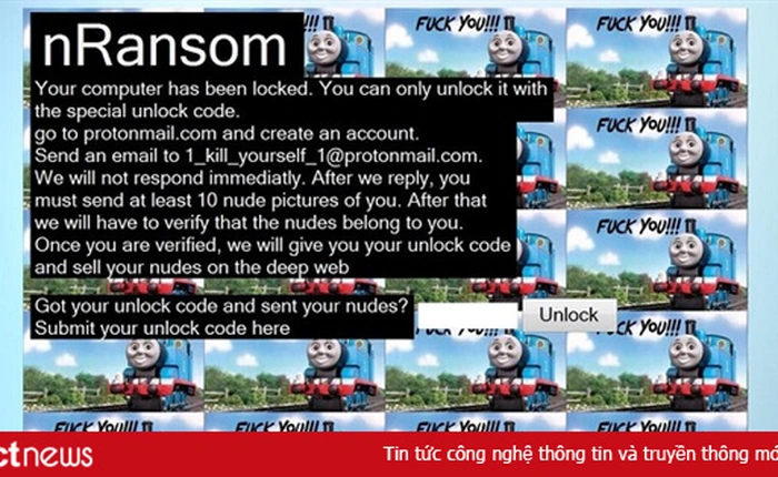 Xuất hiện mã độc đòi... ảnh khỏa thân thay vì tiền chuộc