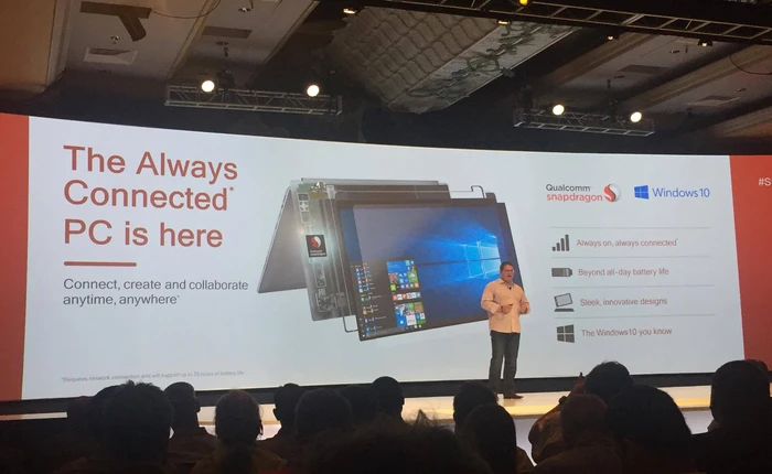 Microsoft, HP, Qualcomm giới thiệu laptop chạy chip ARM, kết nối LTE dùng cả ngày không hết pin
