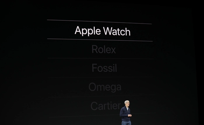 "Ai có Rolex cũng mua được Apple Watch nhưng người có Apple Watch chắc gì đã mua được Rolex?"