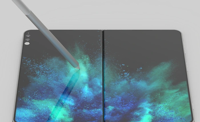 Ngắm concept Surface Note: ghi chú tiện lợi với hai màn hình, gọn nhẹ hơn Surface Book
