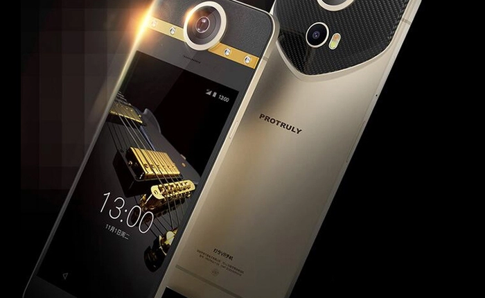 Chiêm ngưỡng "Vertu" của làng smartphone: Nạm 4 kim cương, đính vàng, có camera quay được video 360 độ