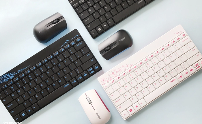 Đánh giá combo bàn phím chuột không dây Rapoo 8000: tiện, gọn, siêu rẻ cho phòng khách